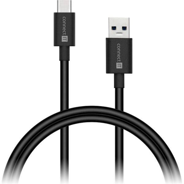 CONNECT IT Wirez USB-C (Type C) -> USB-A USB 3.1 Gen 1 1 m CI-1176 Černá