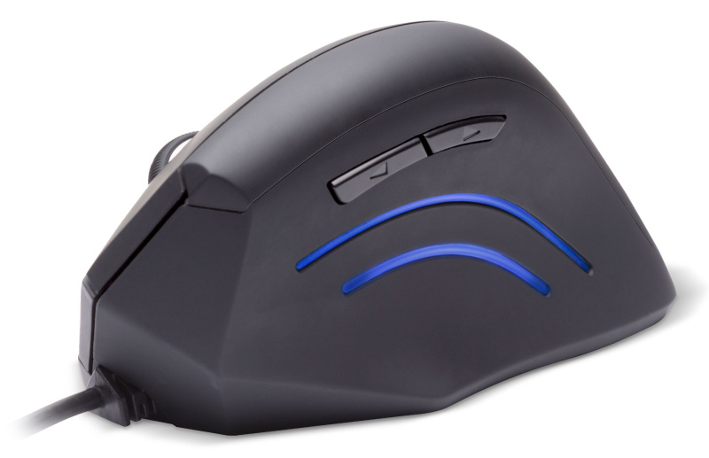 CONNECT IT FOR HEALTH ergonomická vertikální myš, drátová Černá