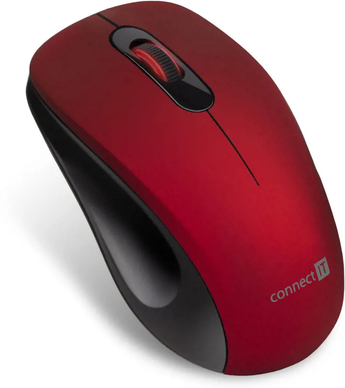 Connect IT CMO-2230-RD - bezdrátová optická myš - červená