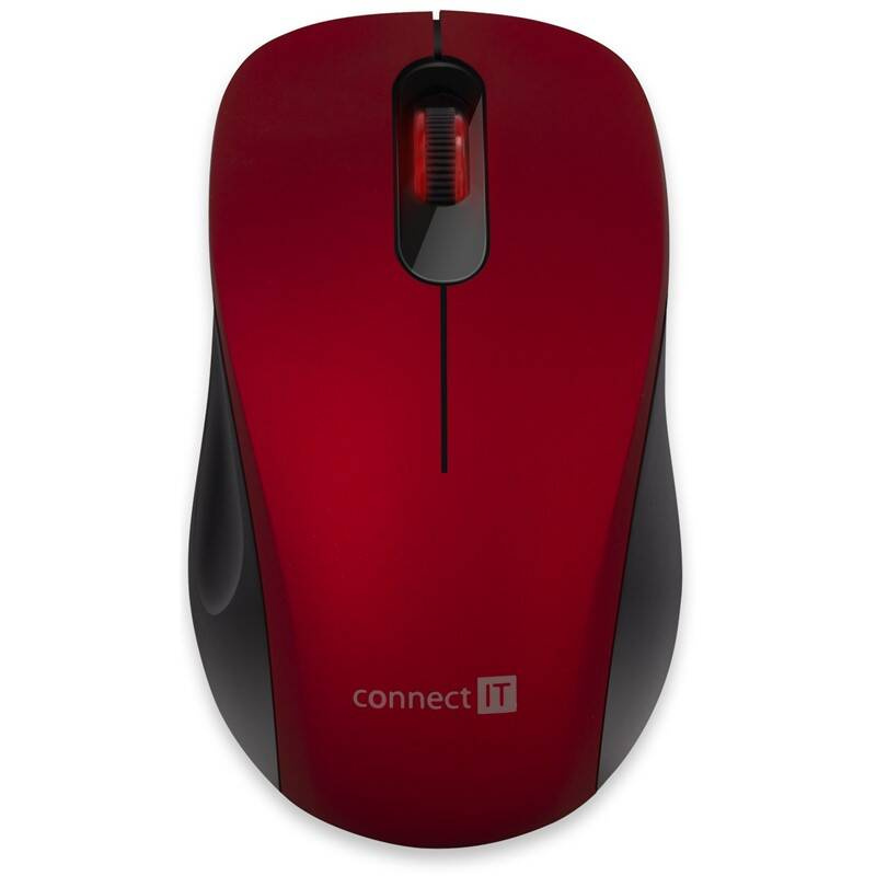 Connect IT CMO-2230-RD - bezdrátová optická myš - červená