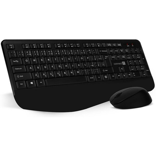 Connect IT CKM-7803-CS combo bezdrátová klávesnice + myš černá