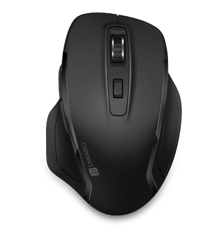 CONNECT IT Dual SmartSwitch bezdrátová myš, ČERNÁ