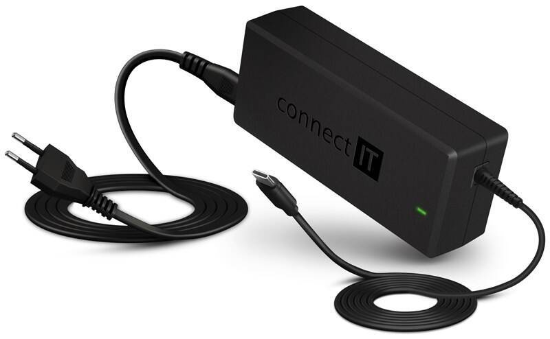 Napájecí adaptér pro notebooky Connect IT MacPower (CNP-1640-BK) / 65 W / 2,5 m / černá Varianta: ivi1