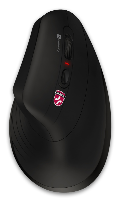 CONNECT IT FOR HEALTH Verti TriMode ergonomická vertikální myš, bezdrátová černá CMO-2880-BK Černá