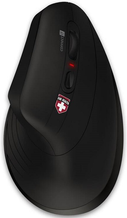CONNECT IT FOR HEALTH Verti TriMode ergonomická vertikální myš, bezdrátová černá CMO-2880-BK Černá
