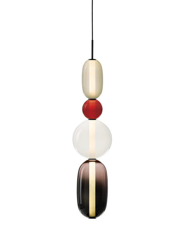 Bomma Luxusní LED závěsné svítidlo Pebbles Large bez baldachýnu Konfigurace: Konfigurace 7