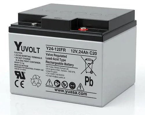 Yuasa YUVOLT Y24-12FR VdS (12V; 12Ah, M5)