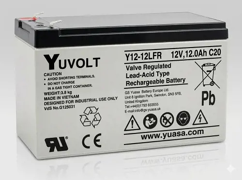 Yuasa YUVOLT Y12-12FR F2 VdS (12V; 12Ah)
