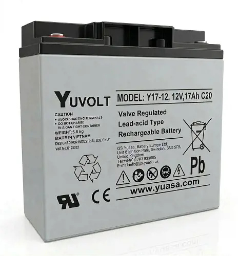 Yuasa YUVOLT Y17-12FR M5 VdS (12V; 17Ah)