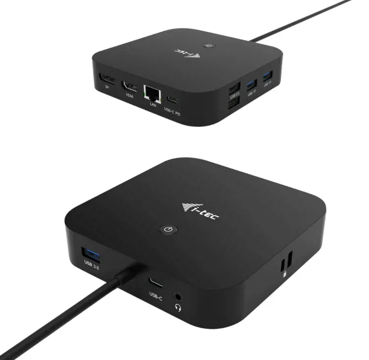i-Tec USB-C HDMI DP Docking Station with Power Delivery 100W C31HDMIDPDOCKPD