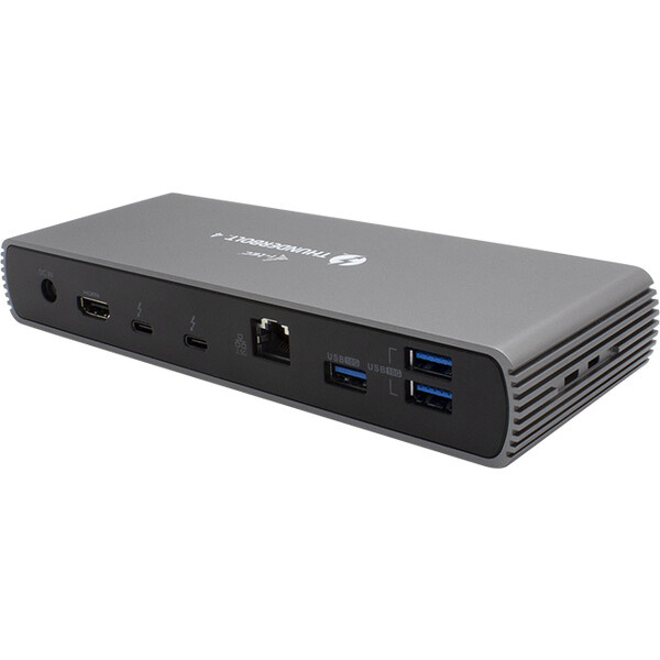 i-Tec Thunderbolt 4 Dual Display Docking Station + Power Delivery 96W TB4DUALDOCKPD Šedá
