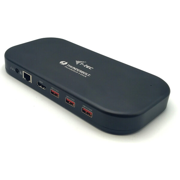 i-Tec Thunderbolt 3/USB-C Dual 4K Docking Station + USB-C to DisplayPort Cable (1,5 m) + Power Deliv Černá