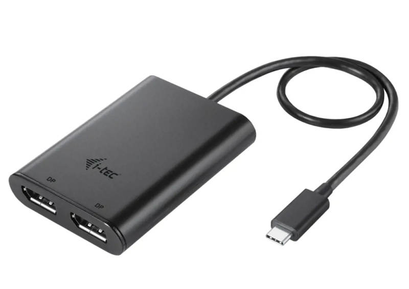 i-tec USB-C Dual 4K/60Hz (1x 8K/30Hz) DP videoadaptér