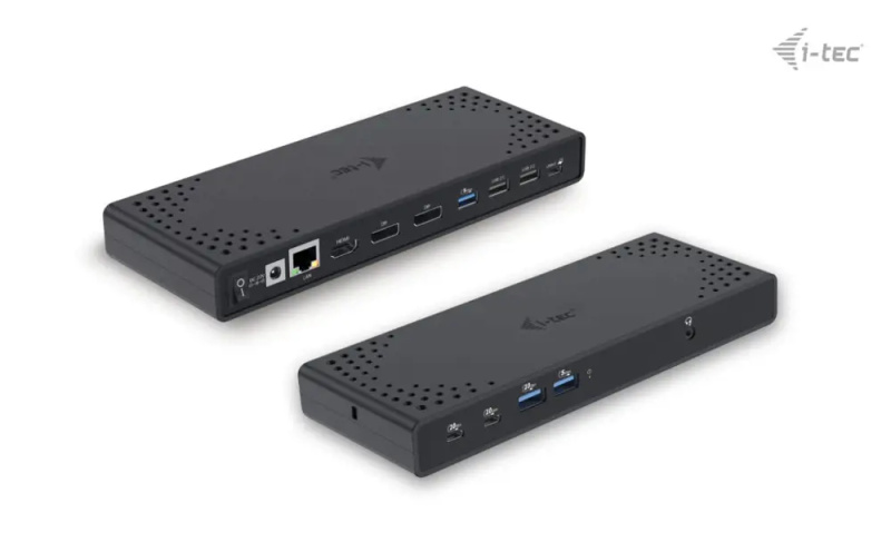 i-tec USB-C Triple Display Gen 2 dokovací stanice Černá