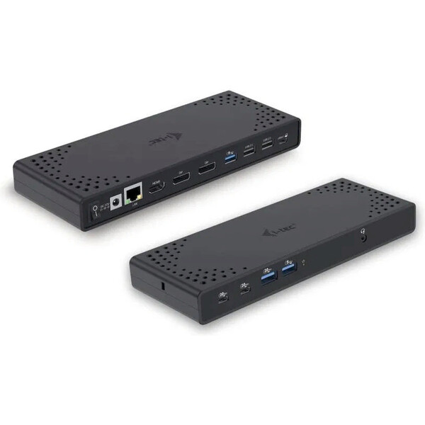 i-tec USB-C Triple Display Gen 2 dokovací stanice Černá