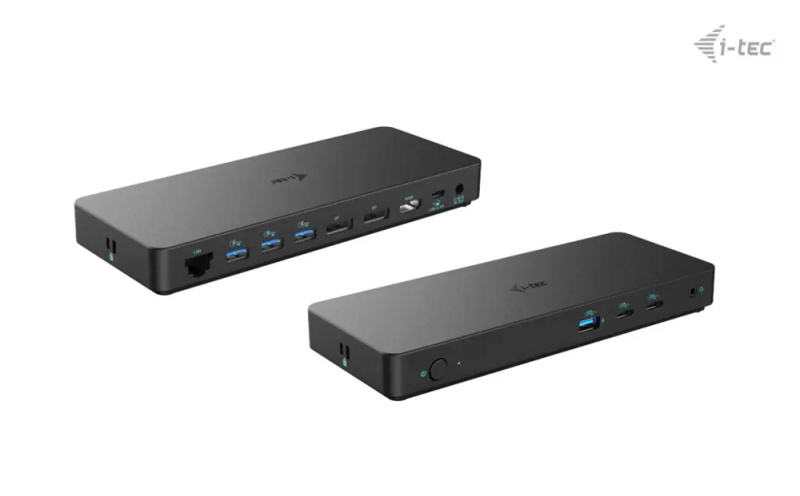 i-Tec USB-C Triple Display Docking Station Gen 2 Pro + Power Delivery 100W C31TRIPLEDOCKPDPRO2 Černá