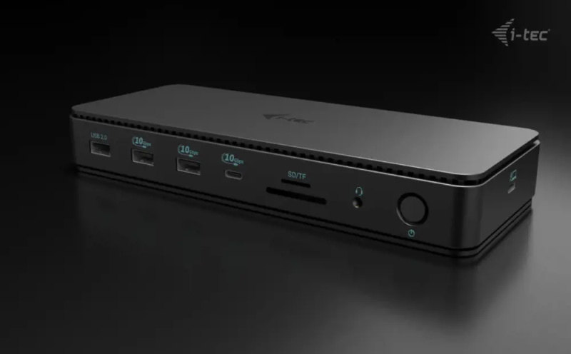 i-tec Thunderbolt4 2x Display Gen3 dokovací stanice Černá