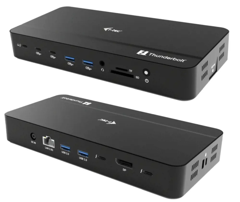 i-tec Thunderbolt 5 Triple Display Docking Station, M.2 slot, 6x USB, 2.5 GLAN, Power Delivery 140W