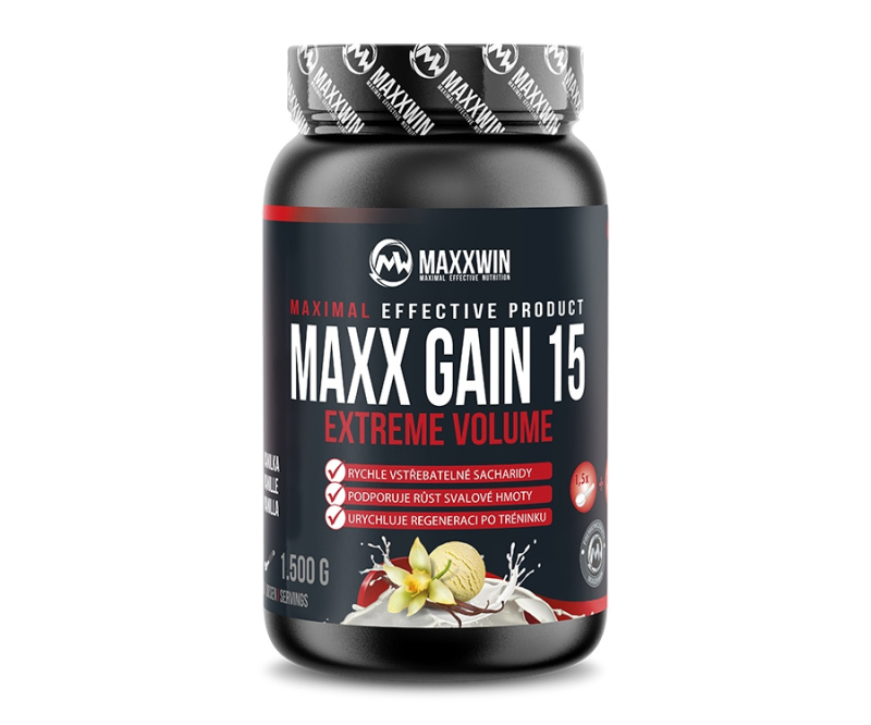 MAXXWIN Maxx gain 15 sacharidový nápoj příchuť vanilka 1500 g