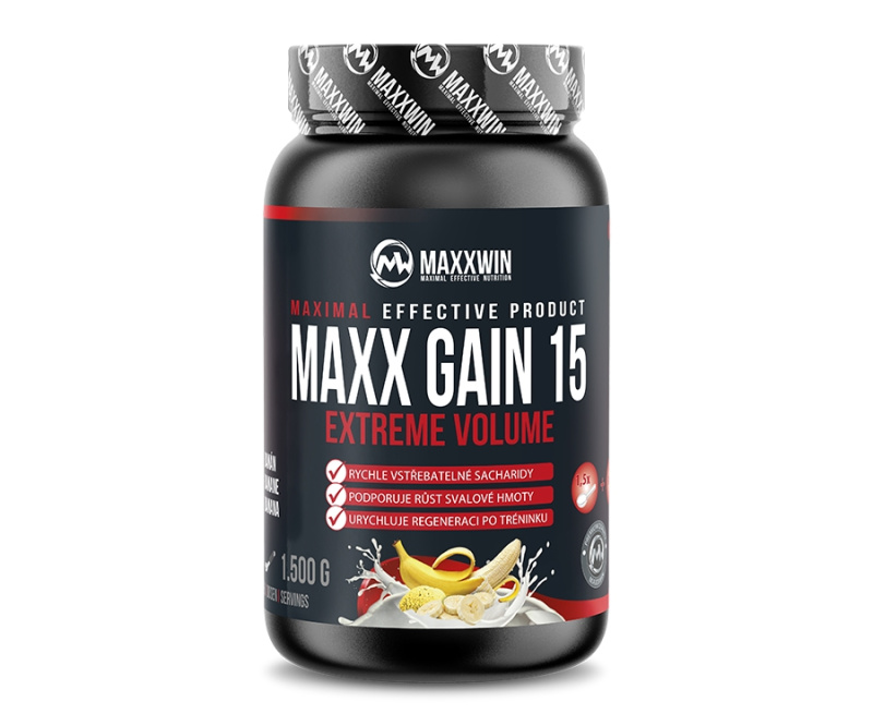MAXXWIN Maxx gain 15 sacharidový nápoj příchuť banán 1500 g