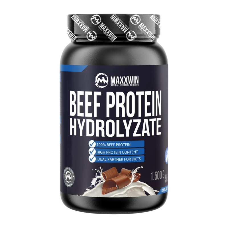 MAXXWIN Beef Protein Hydrolyzate 1500 g - čoko/mint