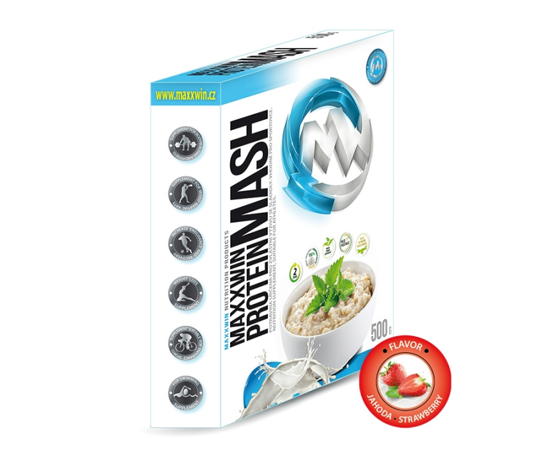 MAXXWIN Protein mash proteinová kaše jahoda 500 g
