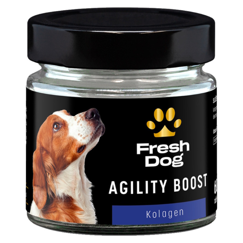 FRESH DOG Agility Boost Kolagen čistý kolagen 500 mg 180 tablet