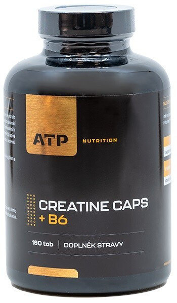 ATP Nutrition Creatine Caps + B6 180 kapslí