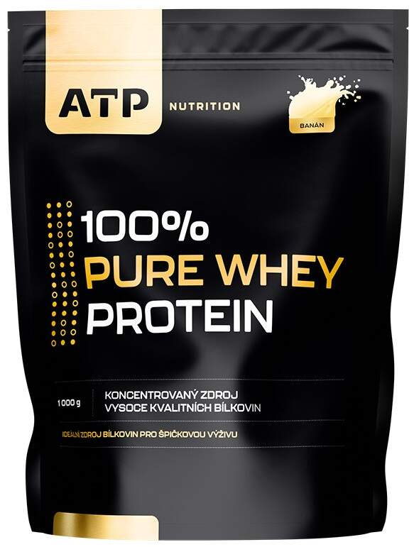 ATP 100% Pure Whey Protein 1000g - banán