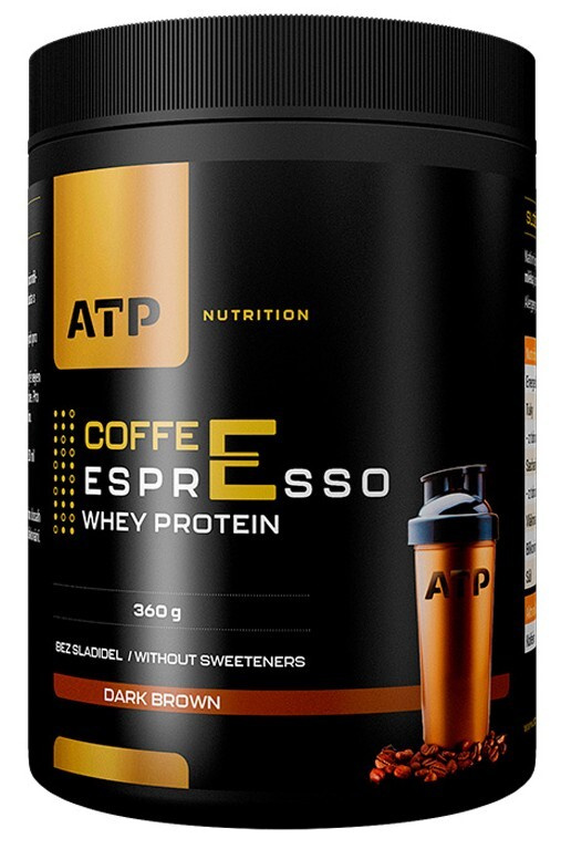 ATP Nutrition Coffee Espresso Whey Protein 360 g - dark brown