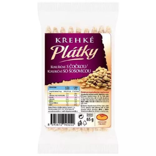Křehké plátky s čočkou 65g