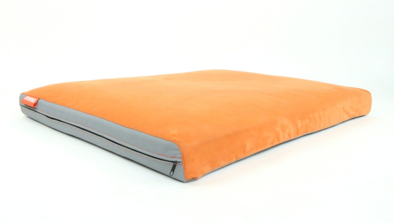 Matrace Aminela - 120x80x10cm Half and Half šedá/oranžová