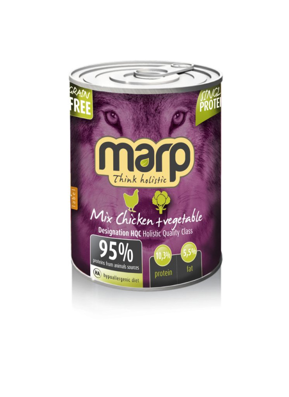 Marp Mix konzerva pro psy kuře+zelenina 400g
