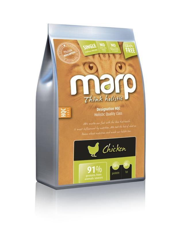 Marp Holistic Chicken CAT - kuřecí bez obilovin pro kočky vzorek
