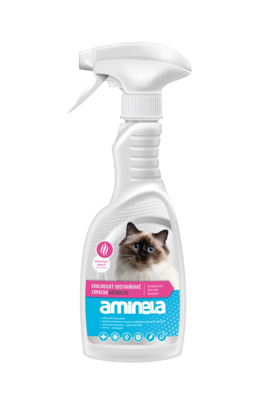 Aminela Clean Ekologický odstraňovač zápachu kočkolitu 500ml