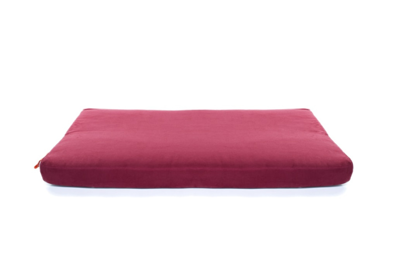 Matrace Aminela - 120x80x10cm Half and Half červená/světle šedá