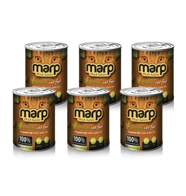 Marp Chicken konzerva pro kočky s kuřecím 6x400g