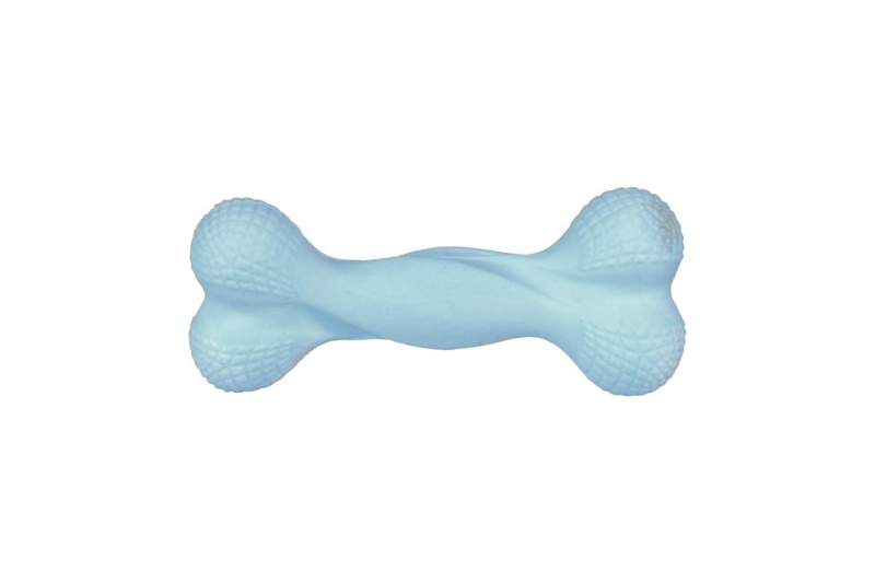 Eco friendly hračka pro psy kost velká modrá z TRP pěny, 15cm/76g