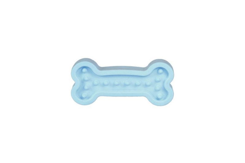 Eco friendly hračka pro psy kost malá modrá, 13cm/70g