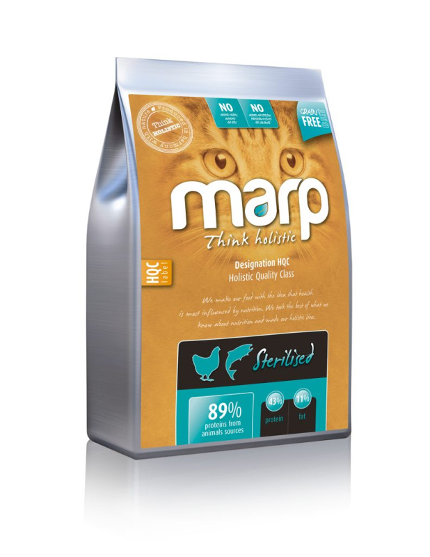 Marp Holistic Sterilised CAT - pro kastrované a starší kočky 2kg