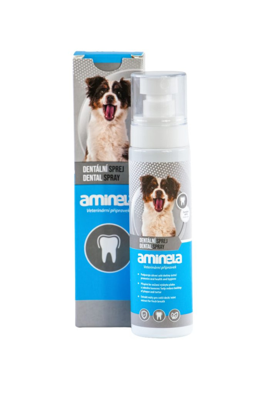Aminela Clean Dentální sprej pro psy a kočky 100 ml