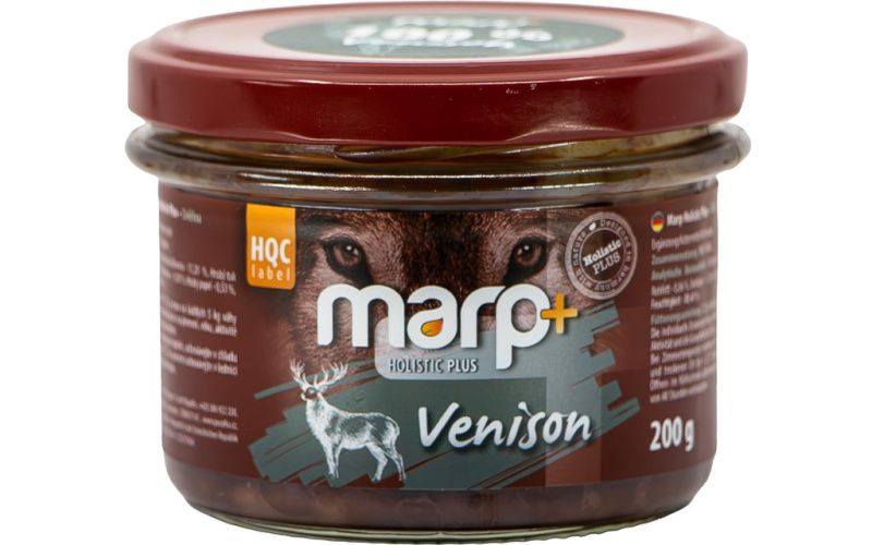 Marp Holistic Plus Marp 100% zvěřina ve sklenici pro psy 200 g