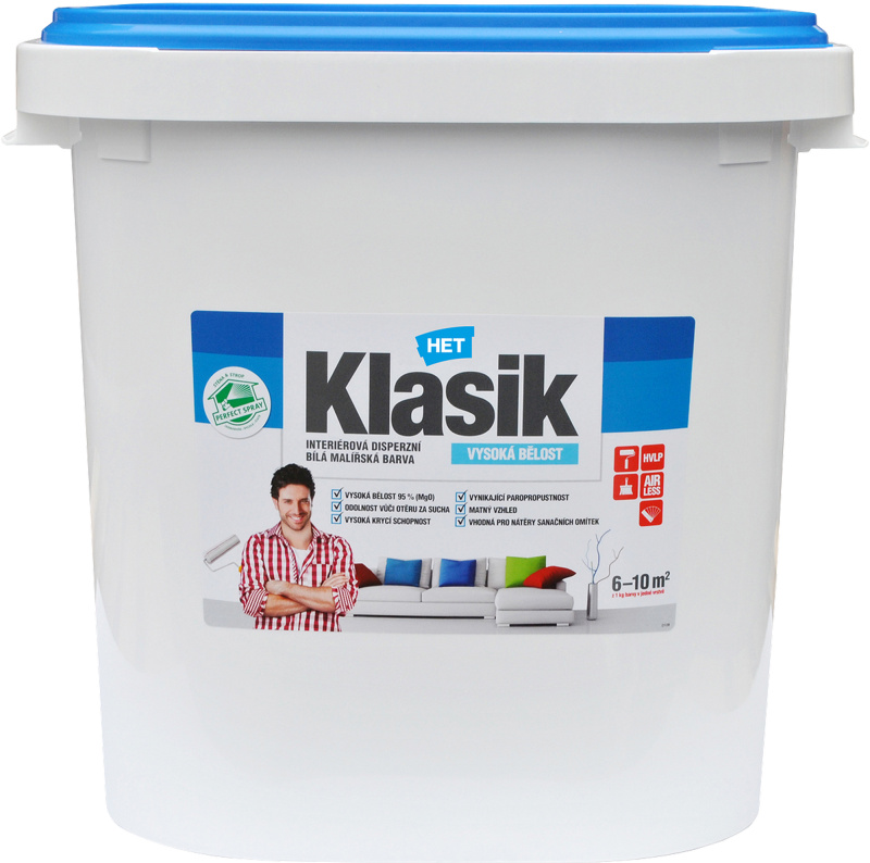 Malba interiérová HET Klasik bílá 40 kg