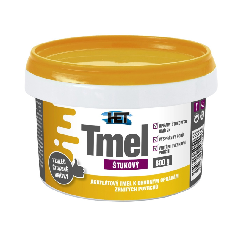 Het Štukový tmel na vnitřní a venkovní omítky 800 g