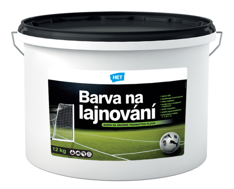 Barva na lajnování HET bílý 12 kg