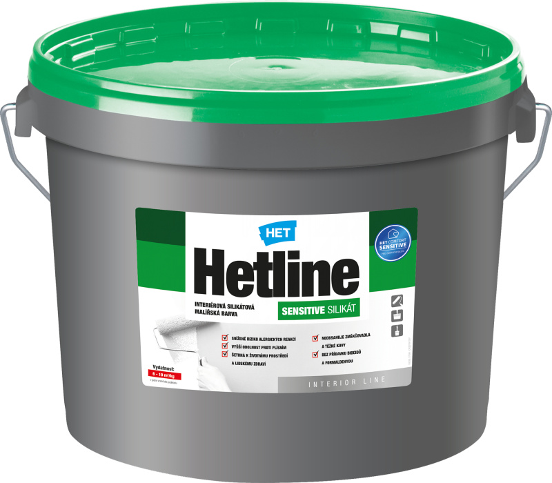 Malba interiérová HET Hetline Sensitive bílá 12 kg