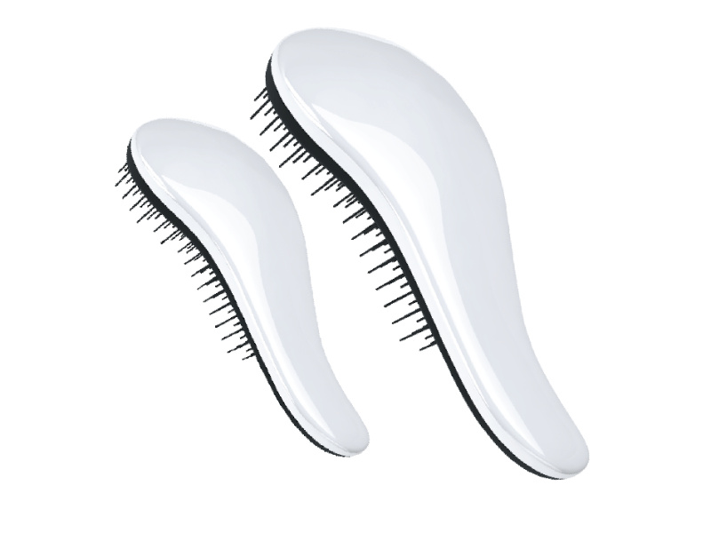 Dtangler Miraculous sada pro snadné rozčesání vlasů Silver