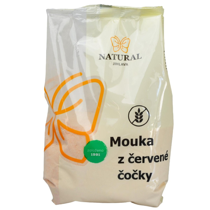 Natural Jihlava Mouka z červené čočky bez lepku