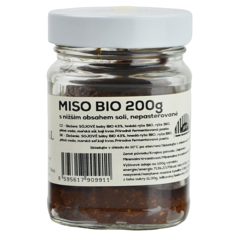 Natural Jihlava BIO Miso s nižším obsahem soli