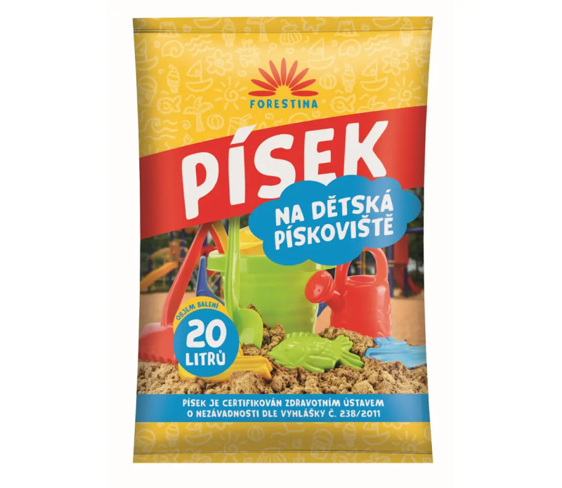 Písek na dětská pískoviště písek 20 l